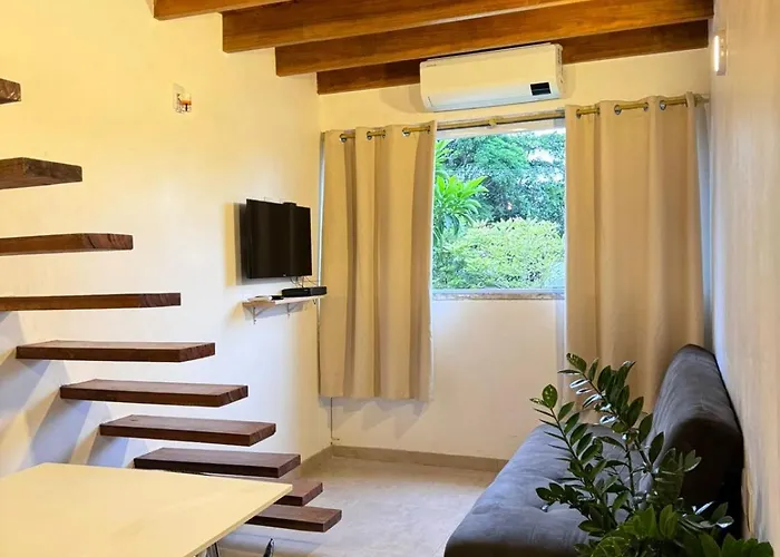 D1- Ap Duplex aconchegante na Praia Grande